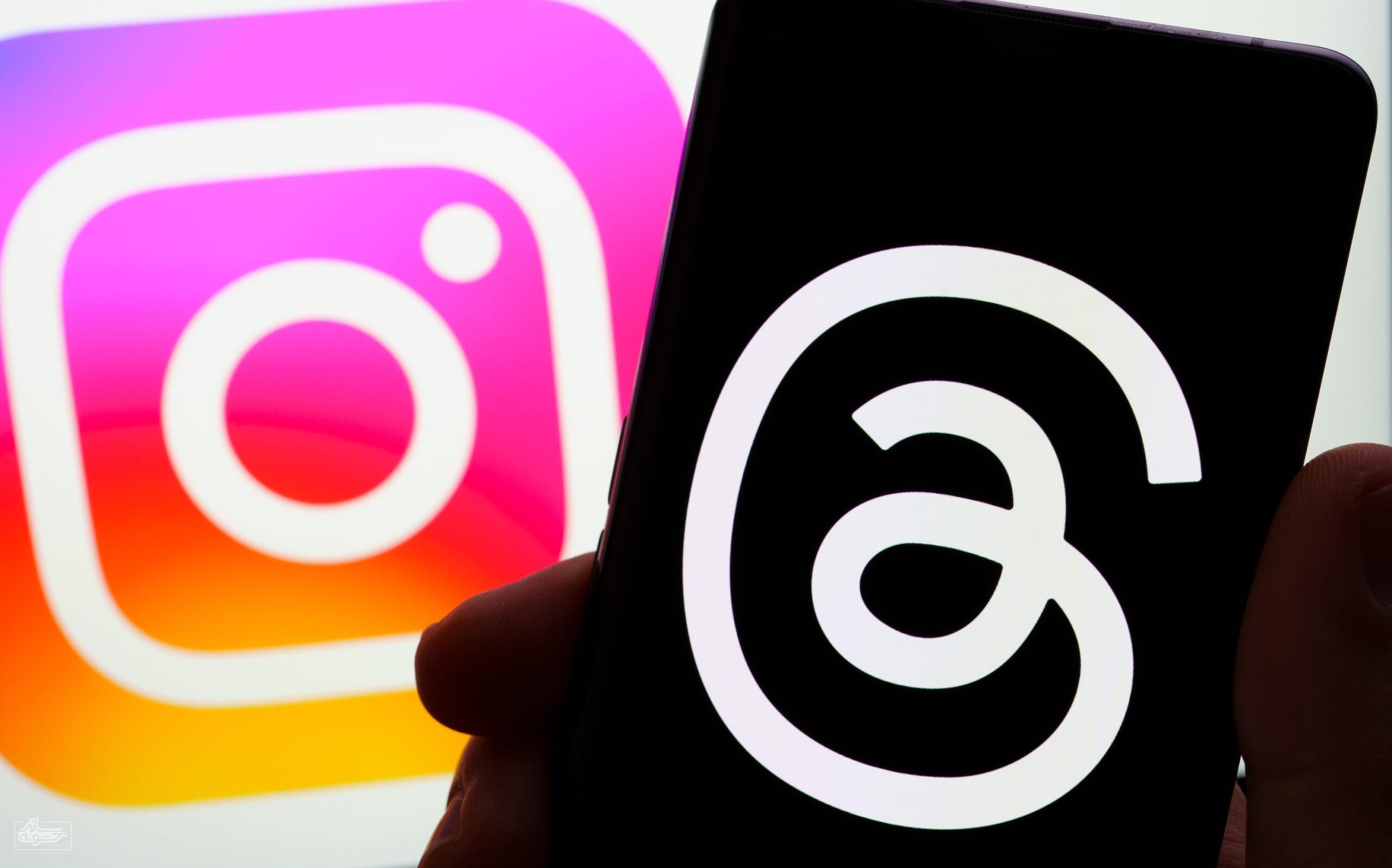 Instagram,And,Threads,App,Logos,Seen,On,Screens.,Instagram,Threads سائد حسونه | كل ما تريد معرفته عن Threads.. تطبيق انستقرام الجديد للمراسلات