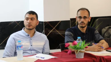 صور خلال المشاركة في ورشة عمل بعنوان سبل مواجهة محاربة المحتوى الفلسطيني على فيسبوك